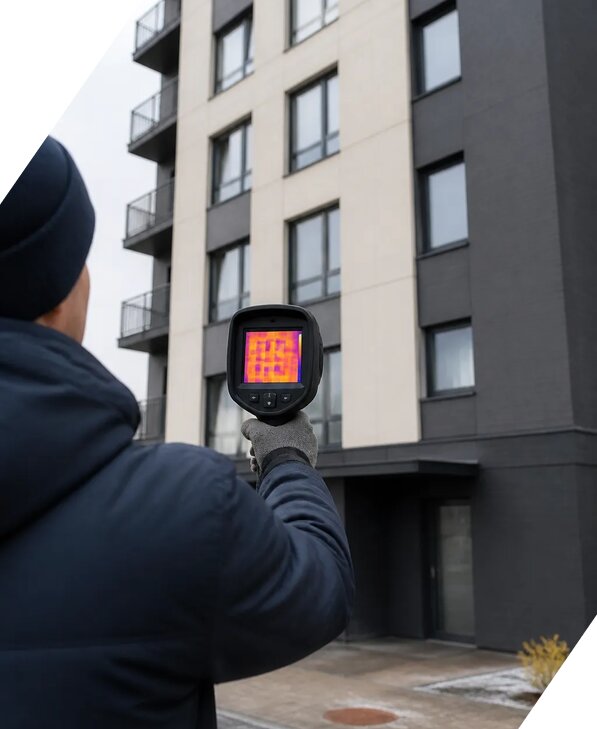 Тепловизионное обследование зданий в Североуральске от 5151 р. | ЭкспертизаРоссия